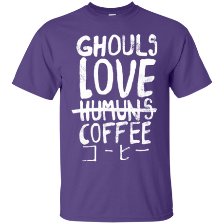 T-Shirts Purple / Small Ghouls Love Coffee T-Shirt