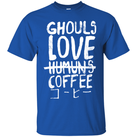 T-Shirts Royal / Small Ghouls Love Coffee T-Shirt