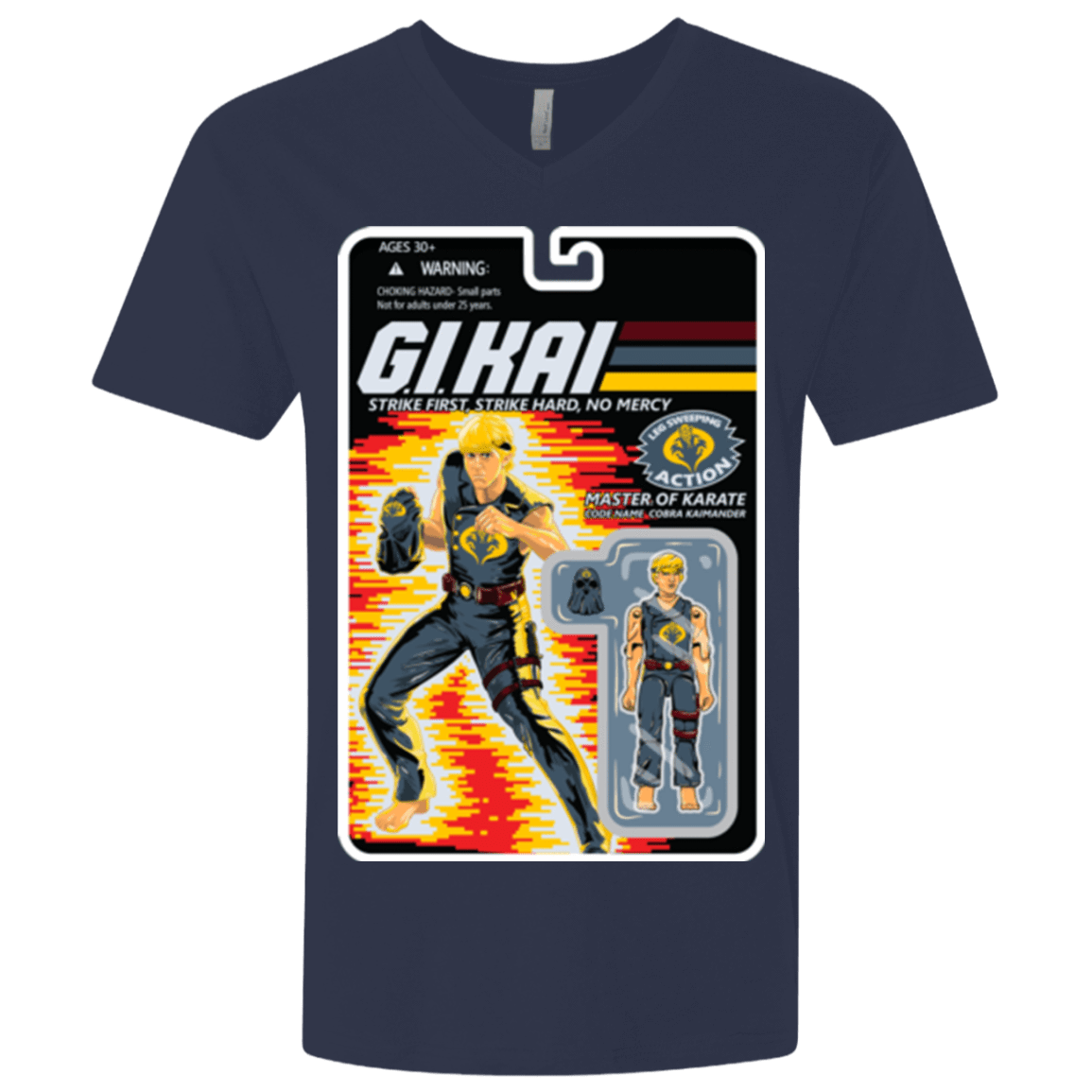 T-Shirts Midnight Navy / X-Small GI KAI Men's Premium V-Neck