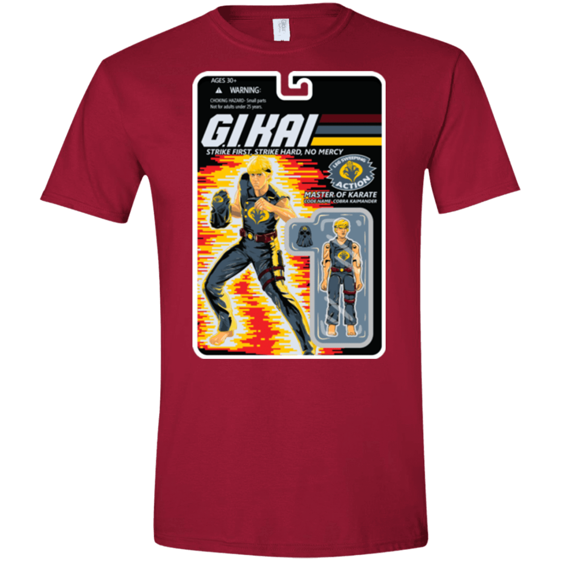 T-Shirts Cardinal Red / S GI KAI Men's Semi-Fitted Softstyle