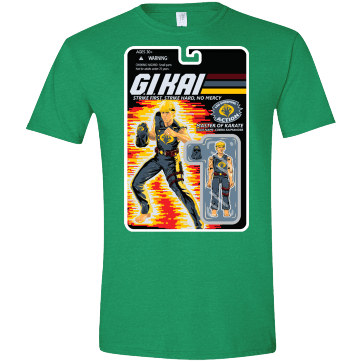 T-Shirts Heather Irish Green / S GI KAI Men's Semi-Fitted Softstyle