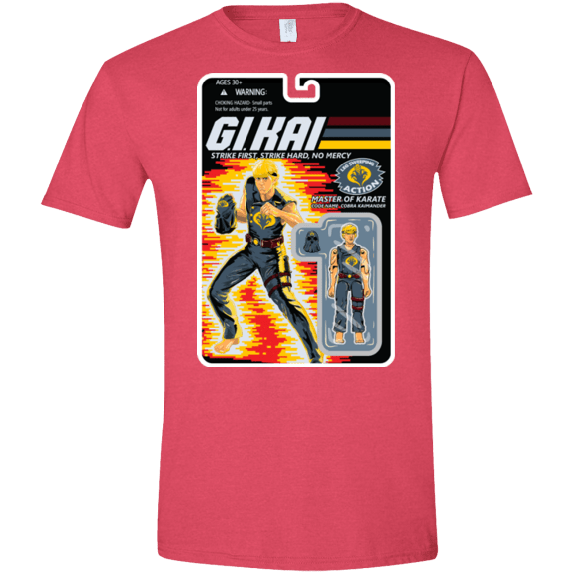 T-Shirts Heather Red / S GI KAI Men's Semi-Fitted Softstyle