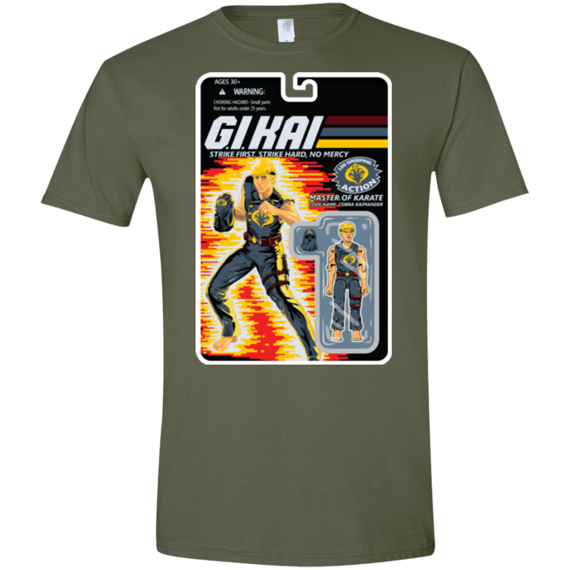 T-Shirts Military Green / S GI KAI Men's Semi-Fitted Softstyle