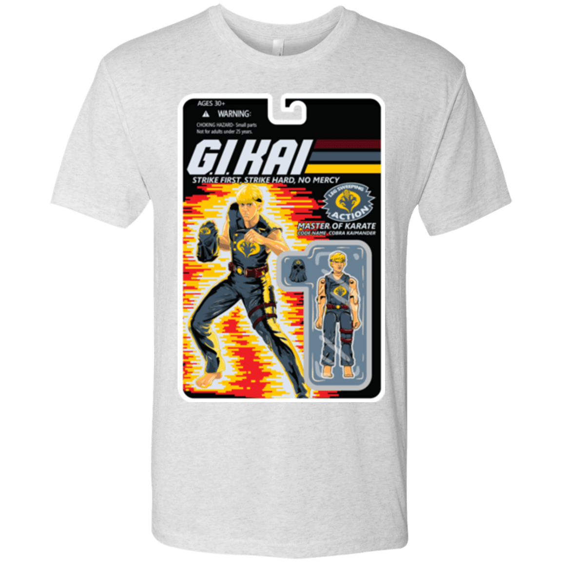 T-Shirts Heather White / S GI KAI Men's Triblend T-Shirt