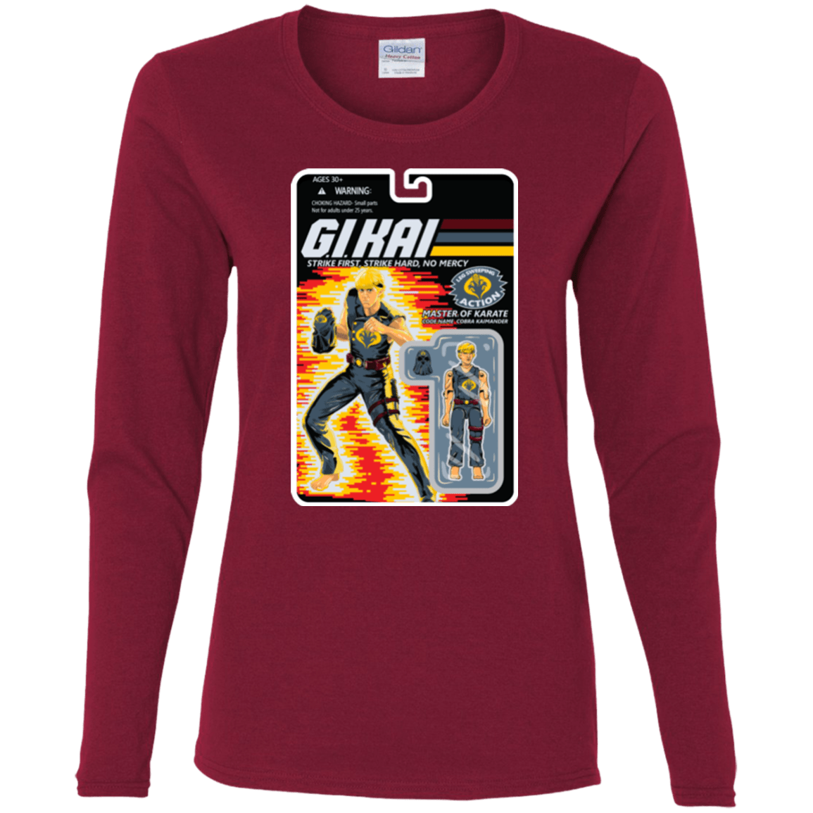 T-Shirts Cardinal / S GI KAI Women's Long Sleeve T-Shirt
