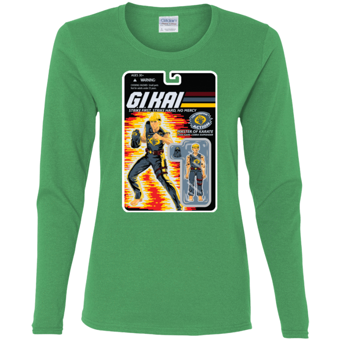 T-Shirts Irish Green / S GI KAI Women's Long Sleeve T-Shirt