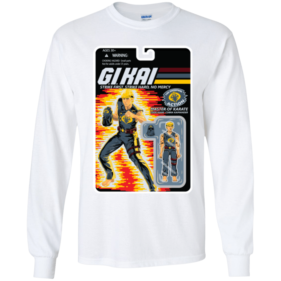 T-Shirts White / YS GI KAI Youth Long Sleeve T-Shirt