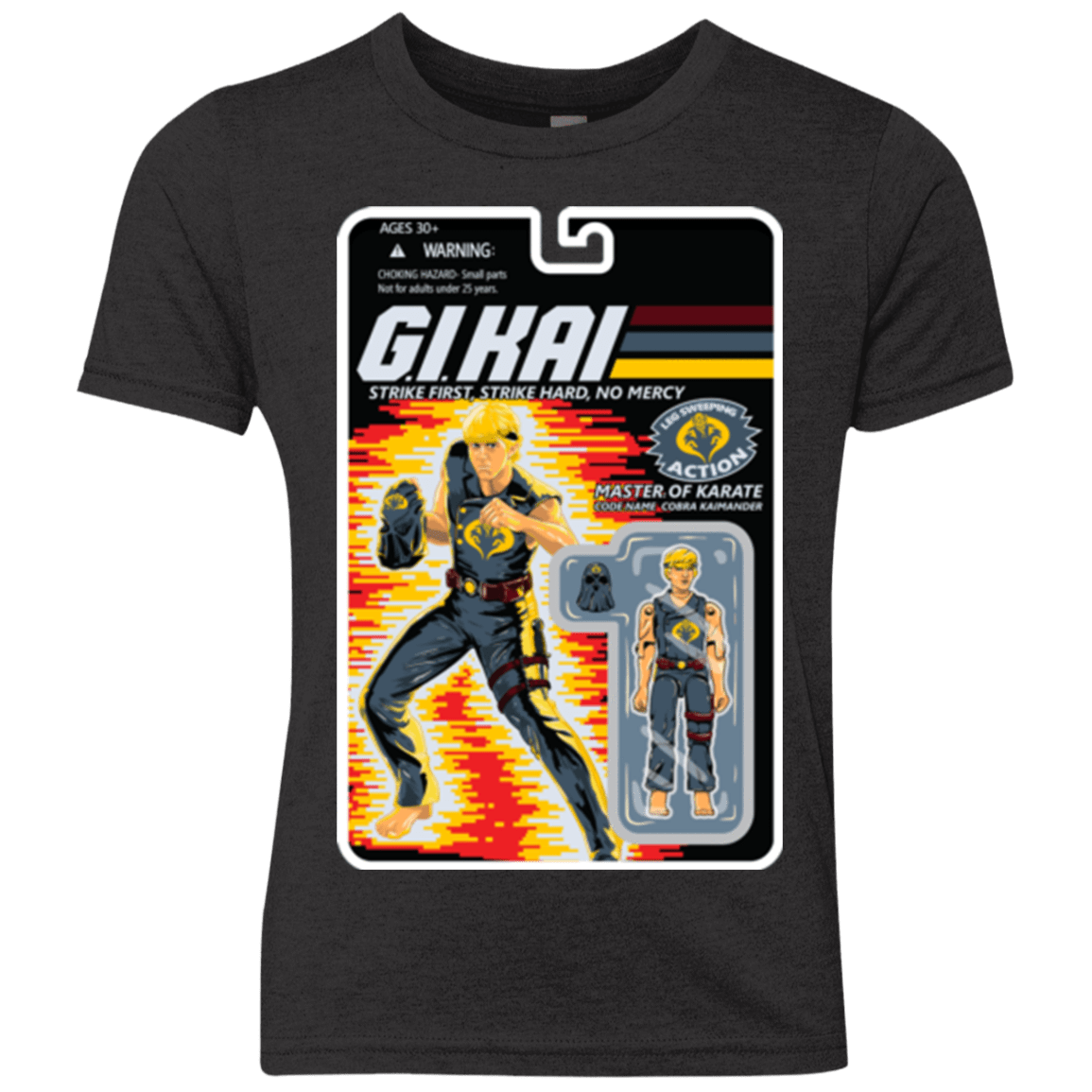 T-Shirts Vintage Black / YXS GI KAI Youth Triblend T-Shirt