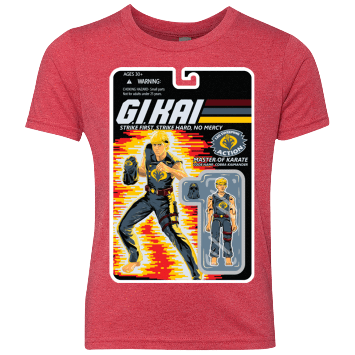 T-Shirts Vintage Red / YXS GI KAI Youth Triblend T-Shirt