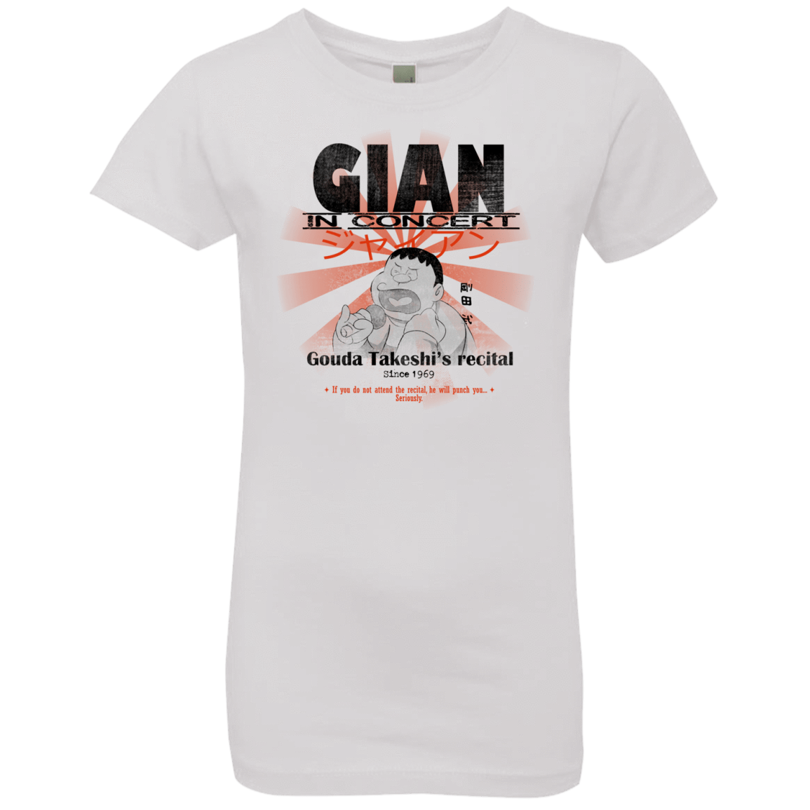 T-Shirts White / YXS Gian Concert Girls Premium T-Shirt