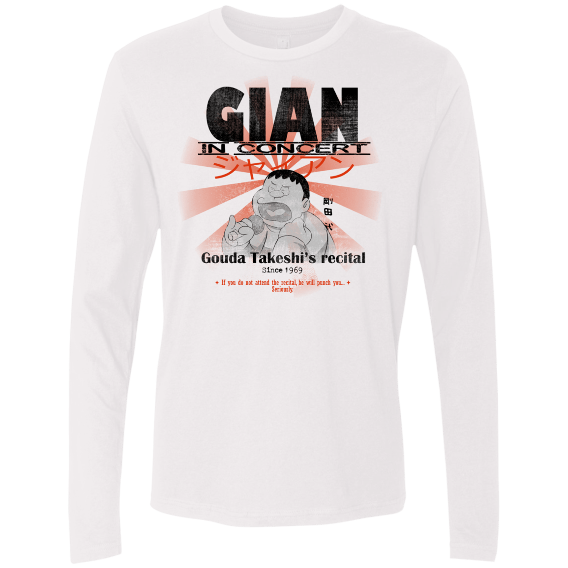T-Shirts White / Small Gian Concert Men's Premium Long Sleeve