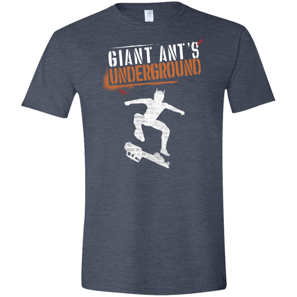 T-Shirts Heather Navy / S Giant Ants Men's Semi-Fitted Softstyle