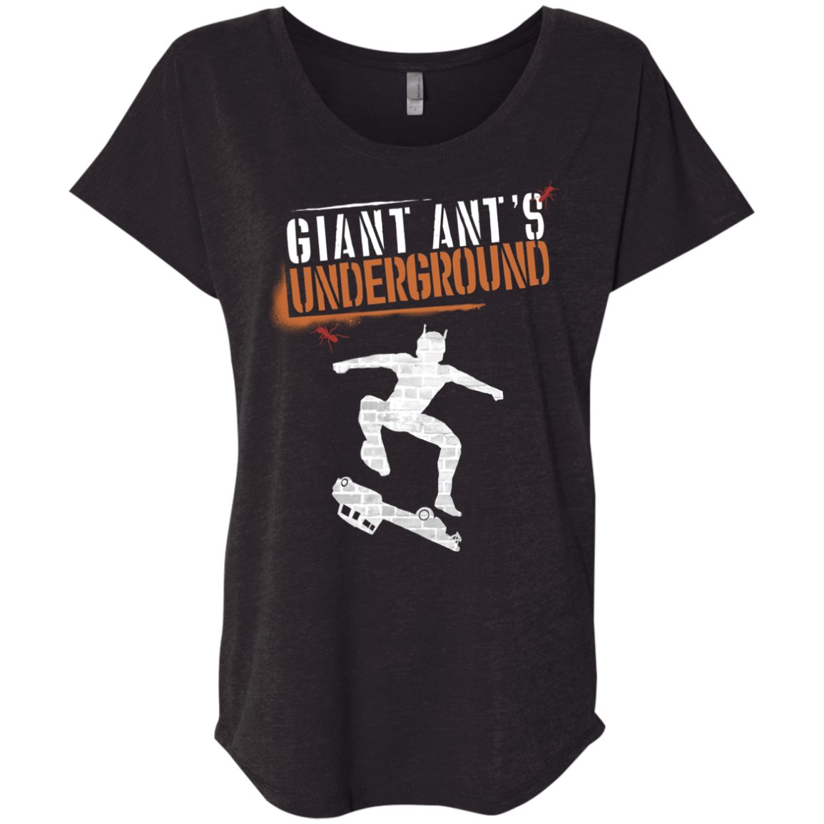 T-Shirts Vintage Black / X-Small Giant Ants Triblend Dolman Sleeve