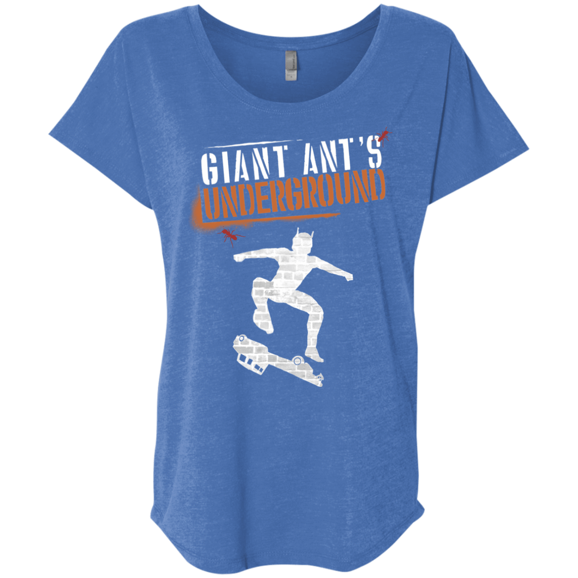 T-Shirts Vintage Royal / X-Small Giant Ants Triblend Dolman Sleeve