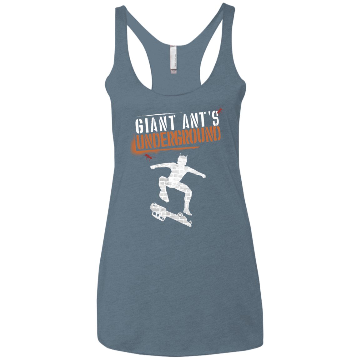 T-Shirts Indigo / X-Small Giant Ants Women's Triblend Racerback Tank