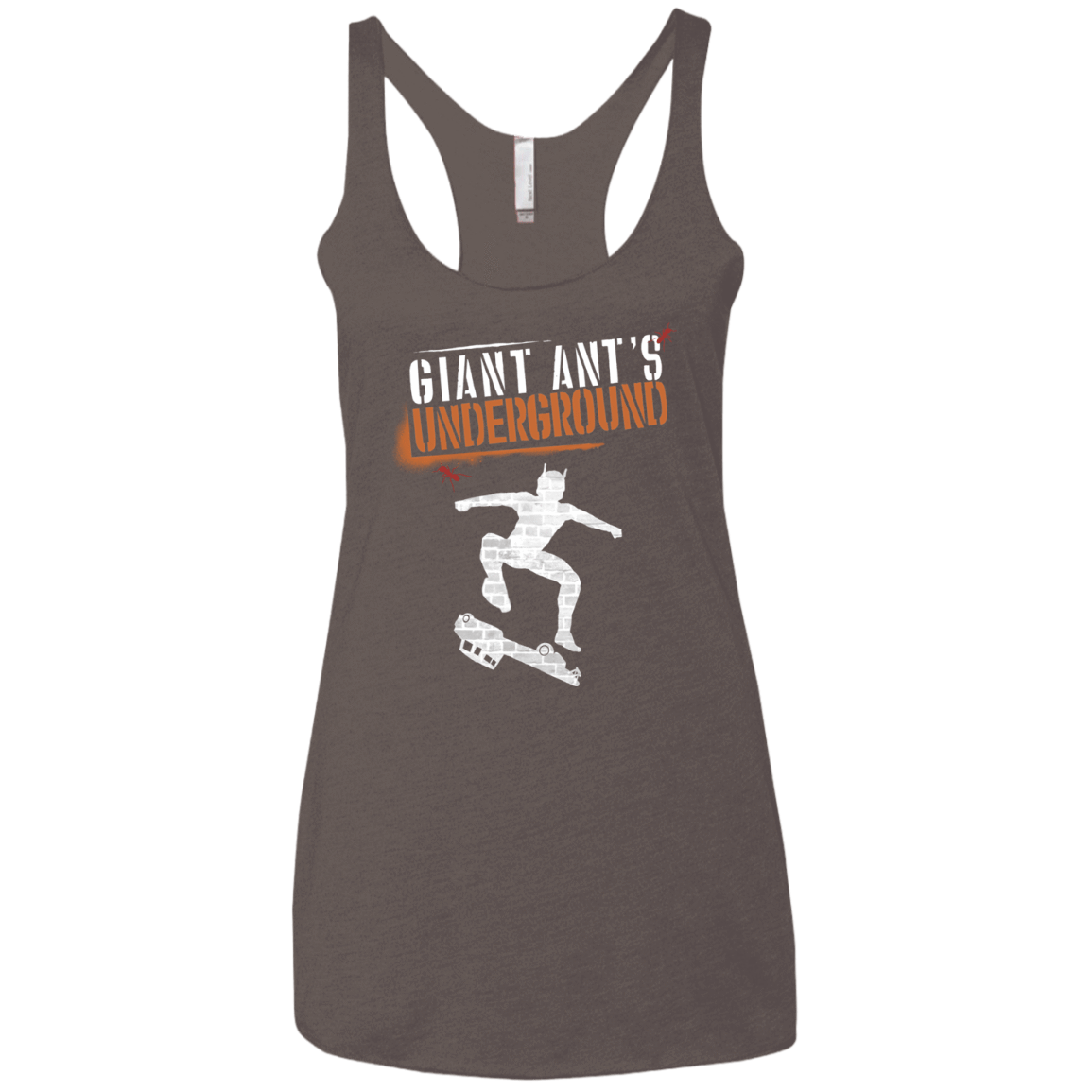 T-Shirts Macchiato / X-Small Giant Ants Women's Triblend Racerback Tank