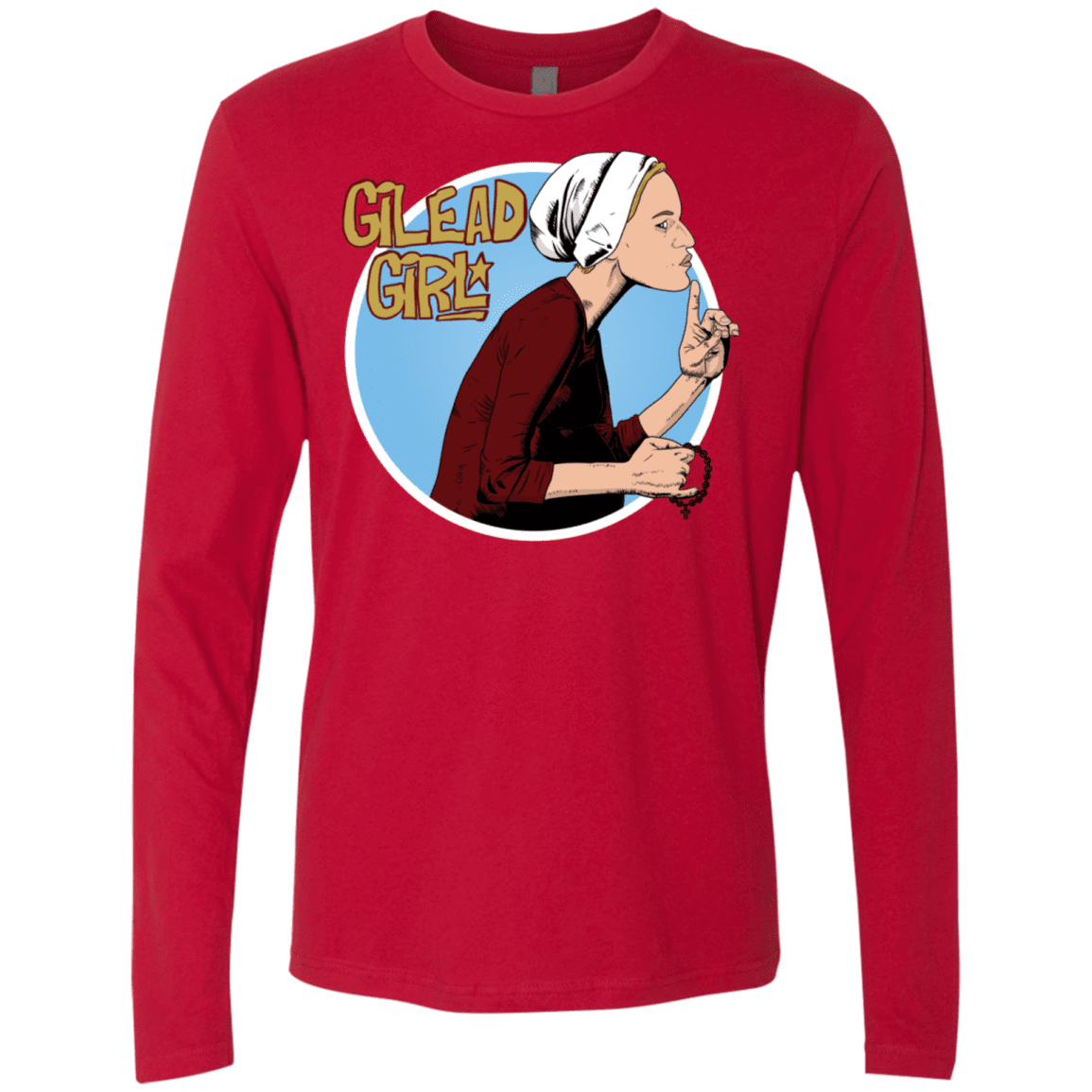 T-Shirts Red / S Gilead Girl Men's Premium Long Sleeve