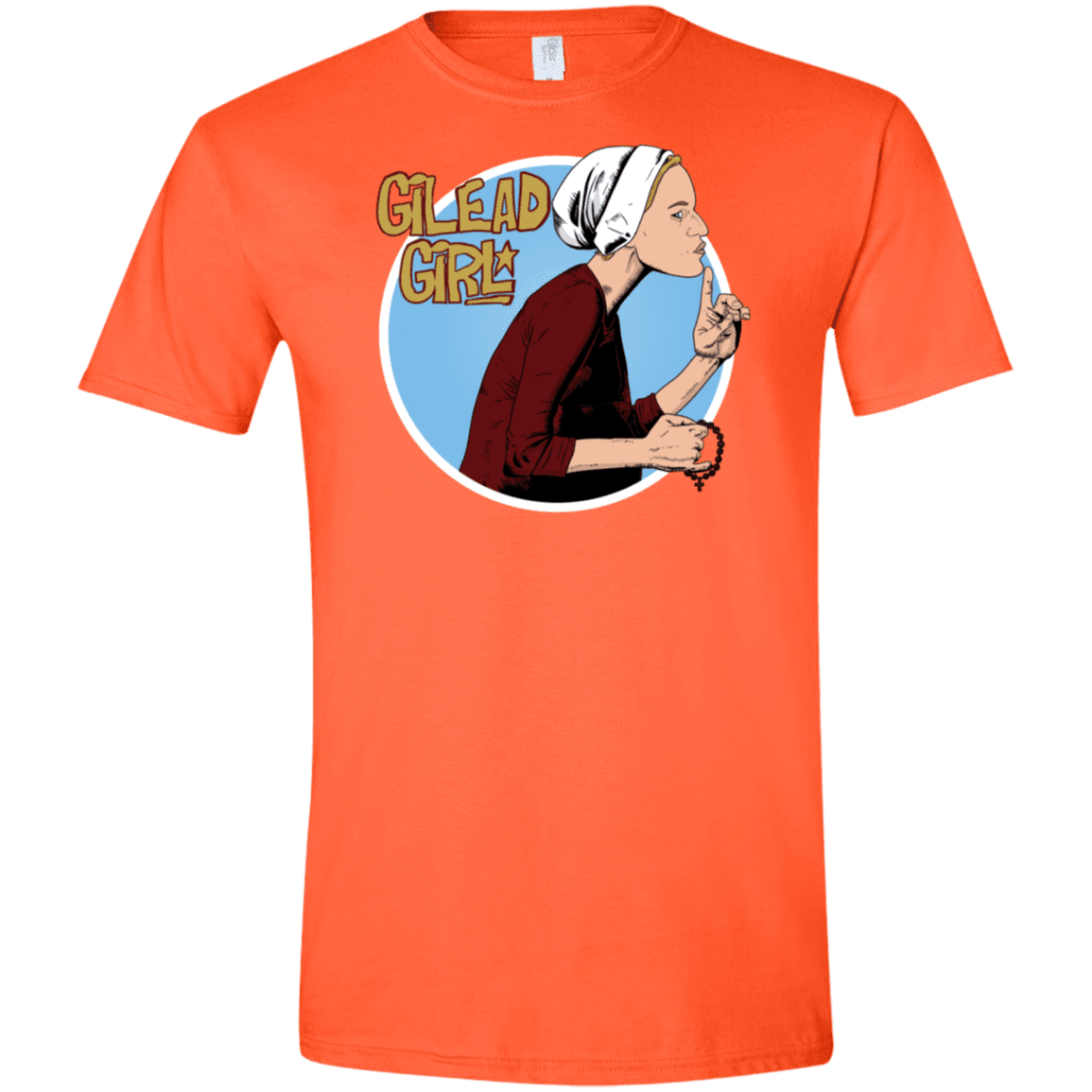 T-Shirts Orange / S Gilead Girl Men's Semi-Fitted Softstyle
