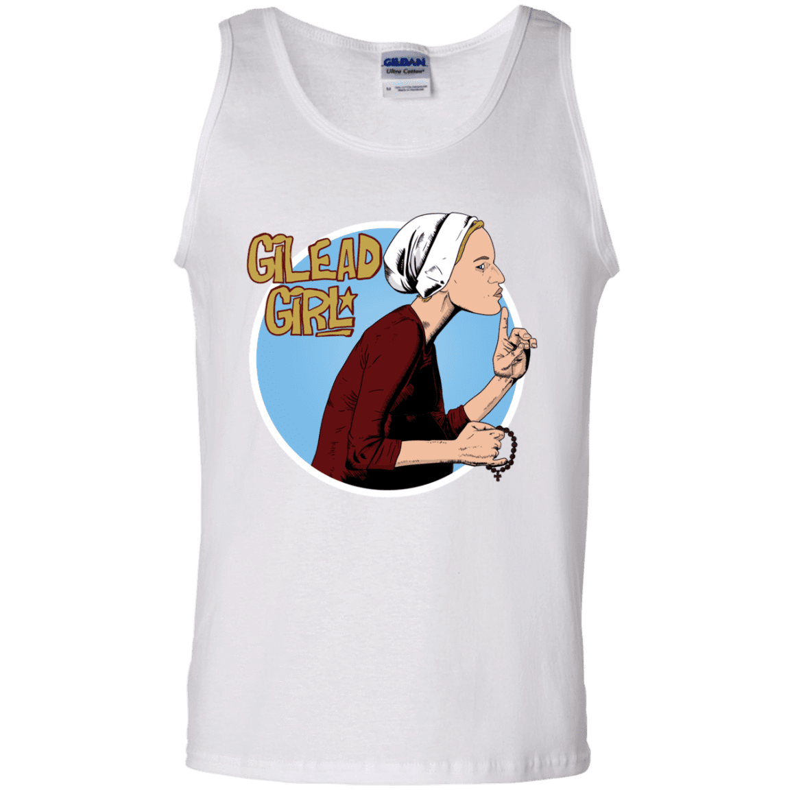 T-Shirts White / S Gilead Girl Men's Tank Top