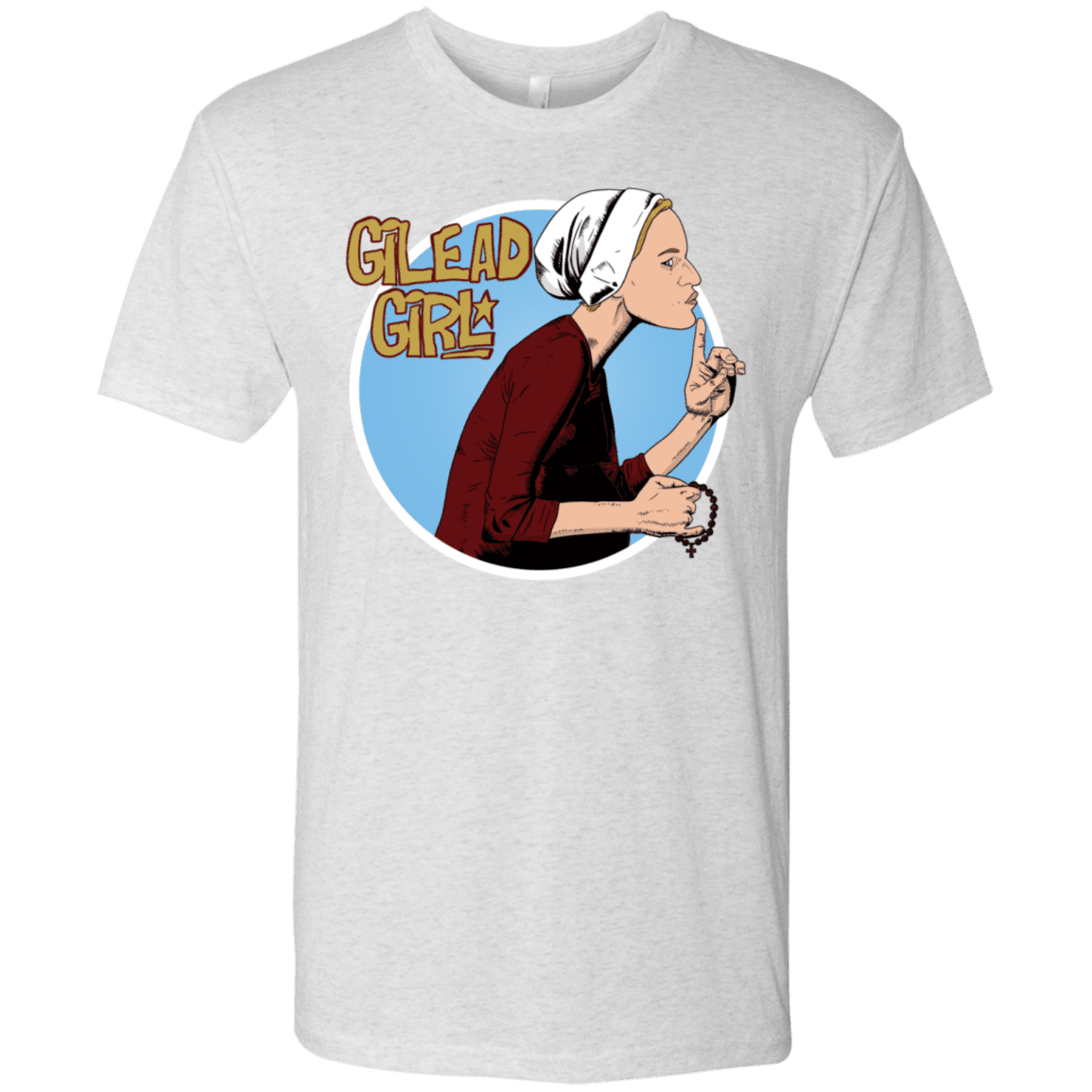 T-Shirts Heather White / S Gilead Girl Men's Triblend T-Shirt