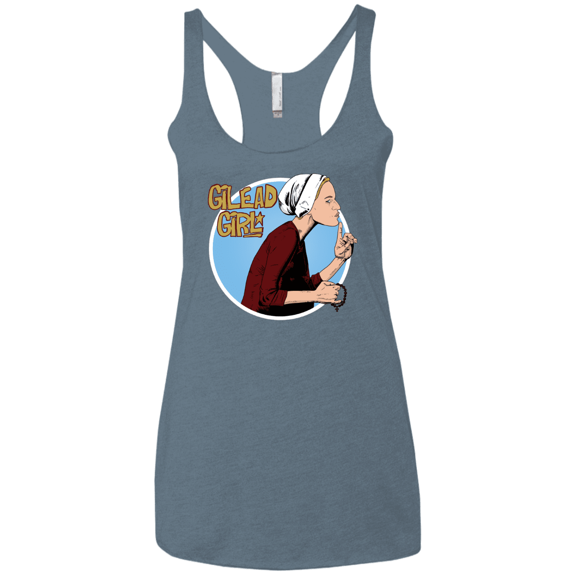 T-Shirts Indigo / X-Small Gilead Girl Women's Triblend Racerback Tank