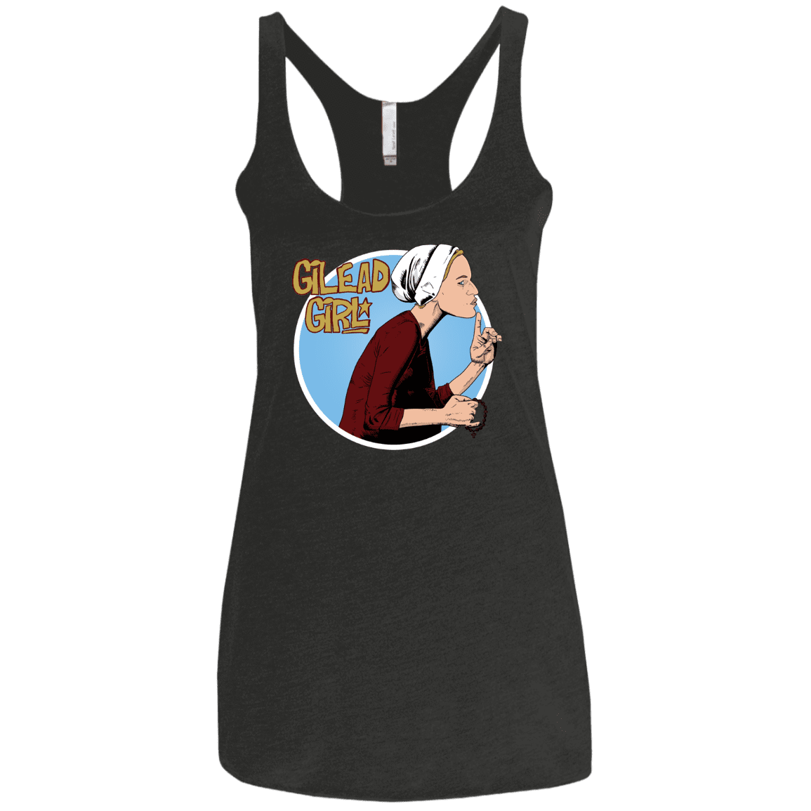 T-Shirts Vintage Black / X-Small Gilead Girl Women's Triblend Racerback Tank