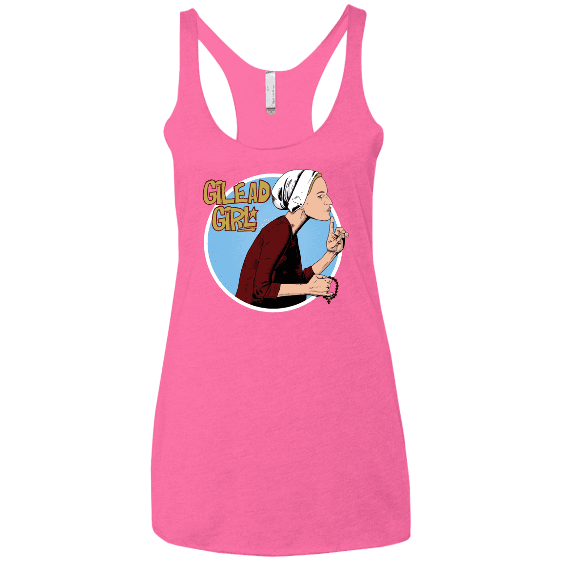 T-Shirts Vintage Pink / X-Small Gilead Girl Women's Triblend Racerback Tank
