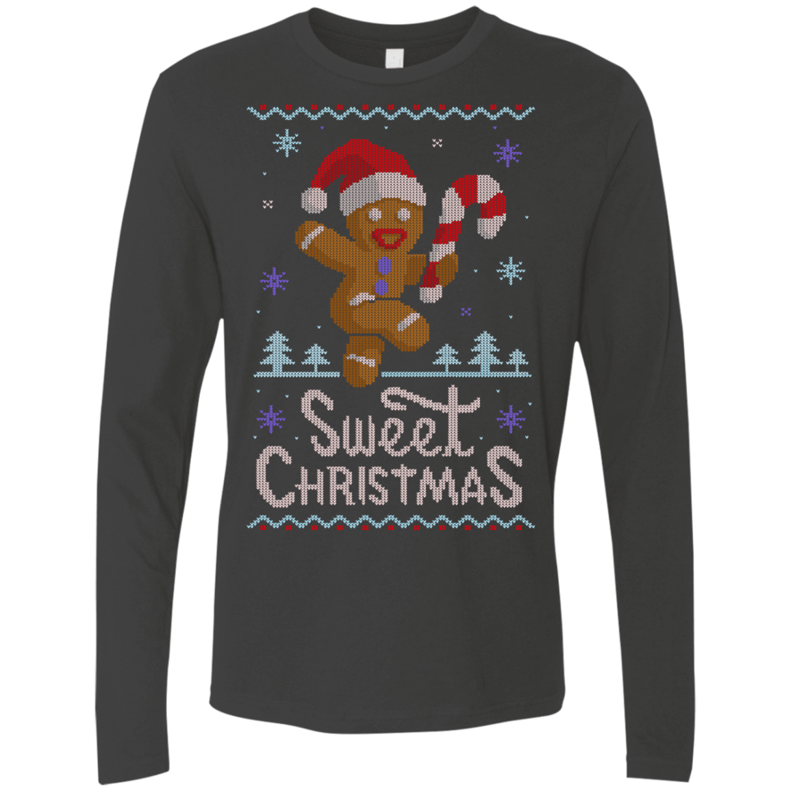 T-Shirts Heavy Metal / Small Ginger Bread Sweater Men's Premium Long Sleeve