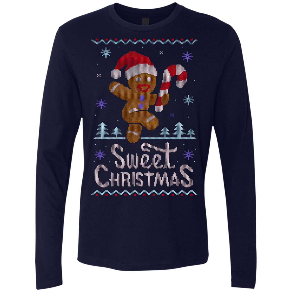 T-Shirts Midnight Navy / Small Ginger Bread Sweater Men's Premium Long Sleeve
