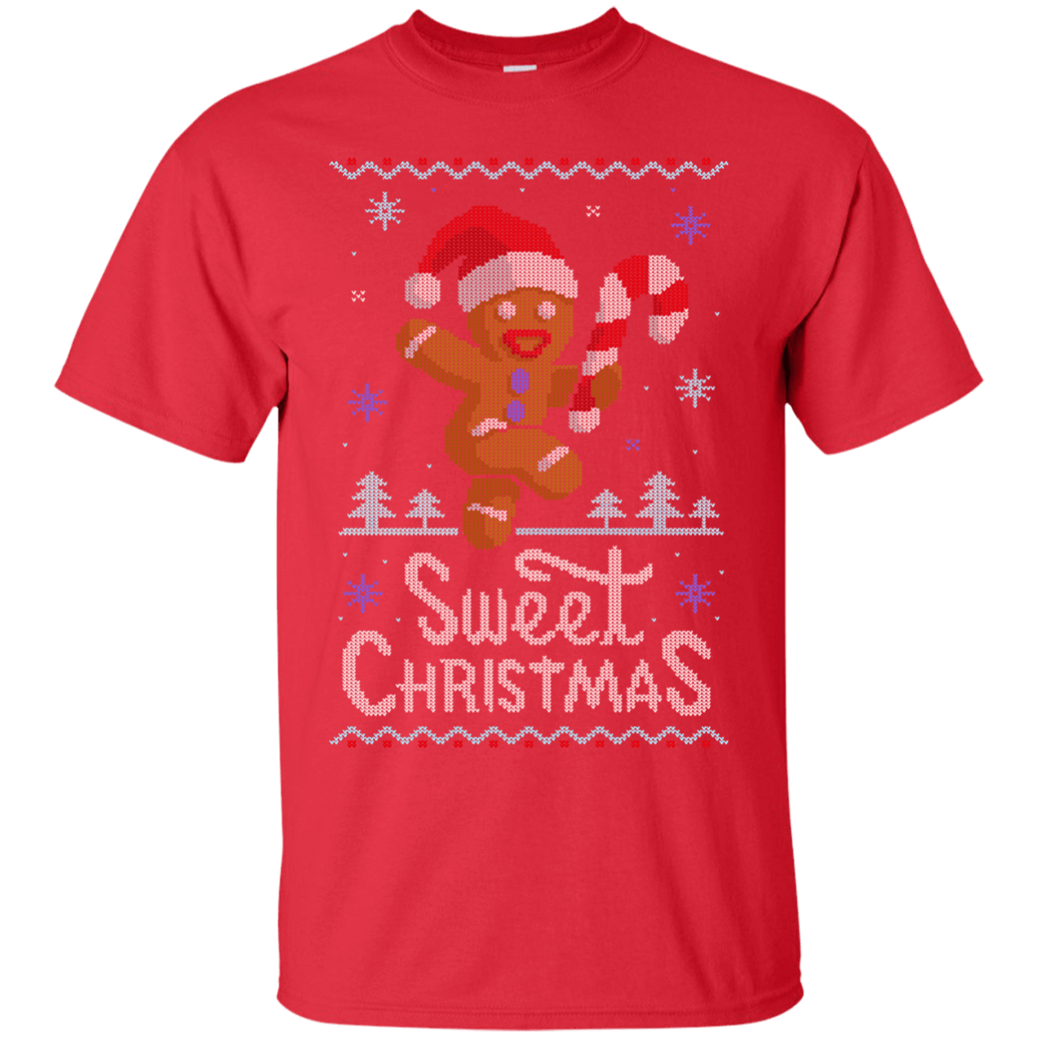 T-Shirts Red / Small Ginger Bread Sweater T-Shirt