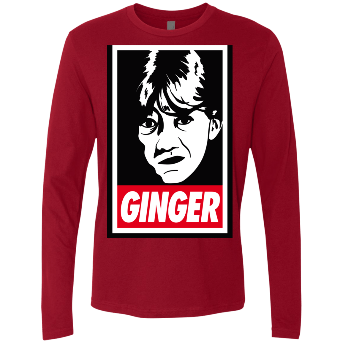 T-Shirts Cardinal / Small GINGER Men's Premium Long Sleeve