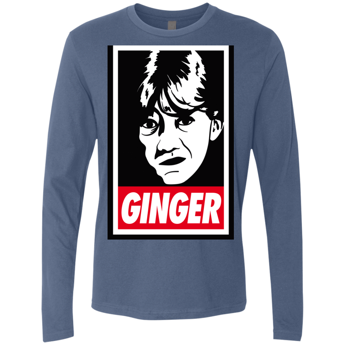 T-Shirts Indigo / Small GINGER Men's Premium Long Sleeve
