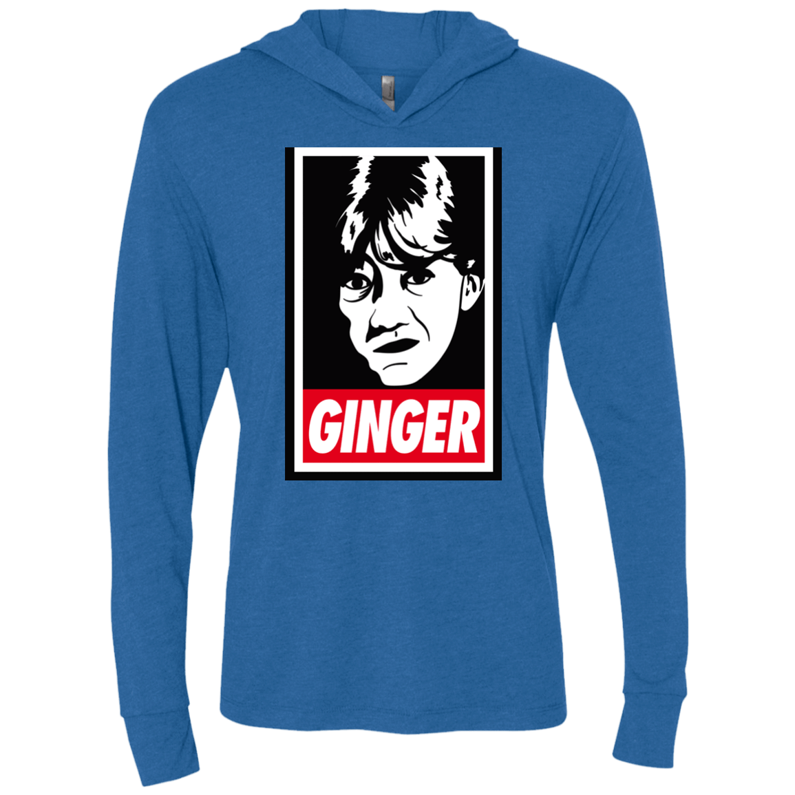 T-Shirts Vintage Royal / X-Small GINGER Triblend Long Sleeve Hoodie Tee