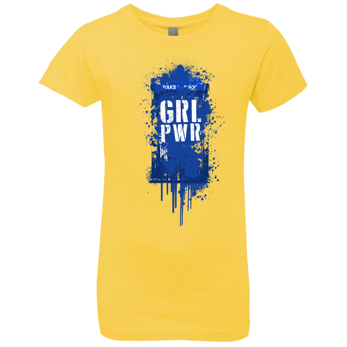 T-Shirts Vibrant Yellow / YXS Girl Power Girls Premium T-Shirt