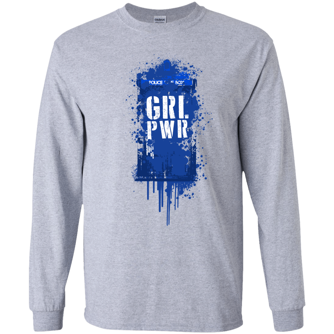 T-Shirts Sport Grey / S Girl Power Men's Long Sleeve T-Shirt