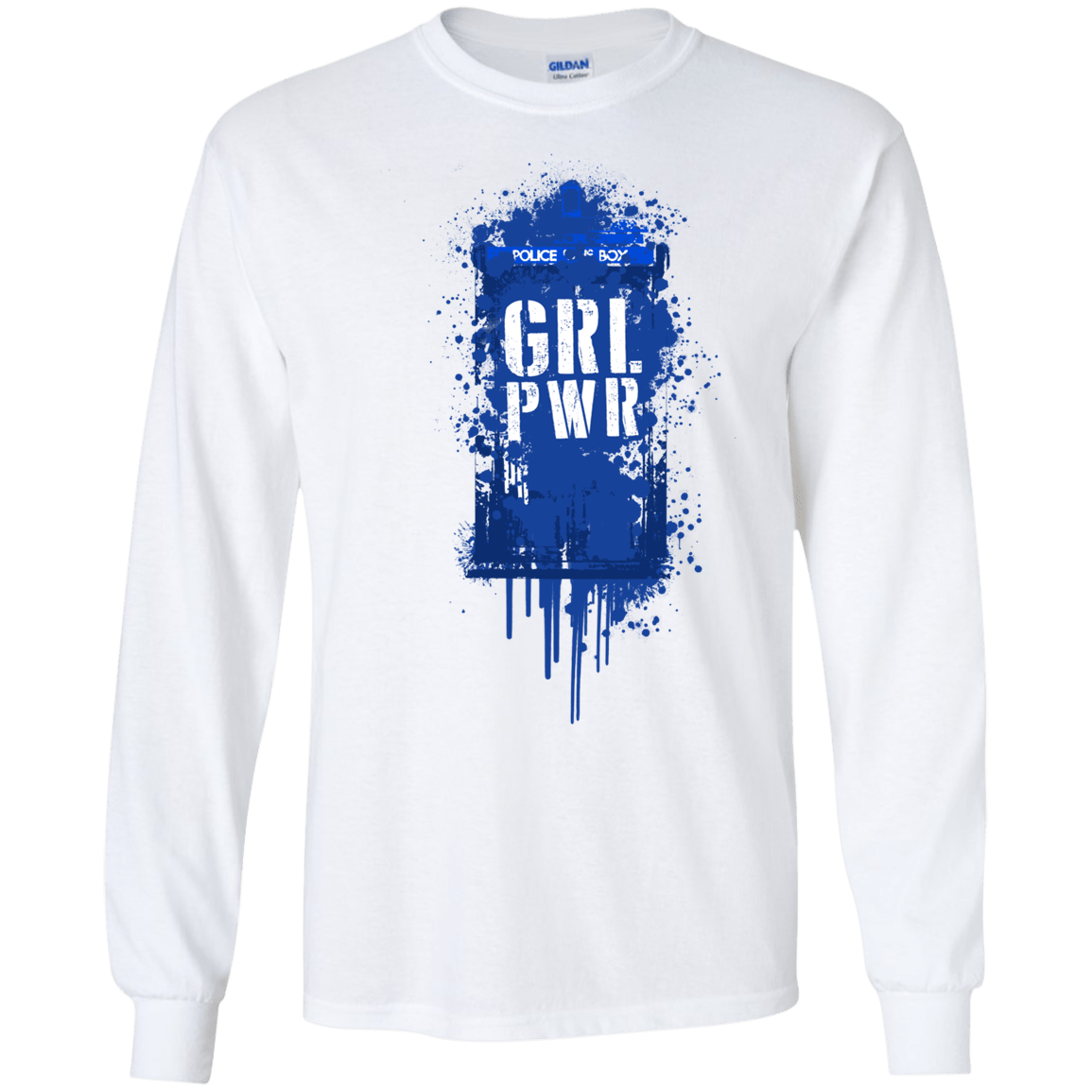 T-Shirts White / S Girl Power Men's Long Sleeve T-Shirt