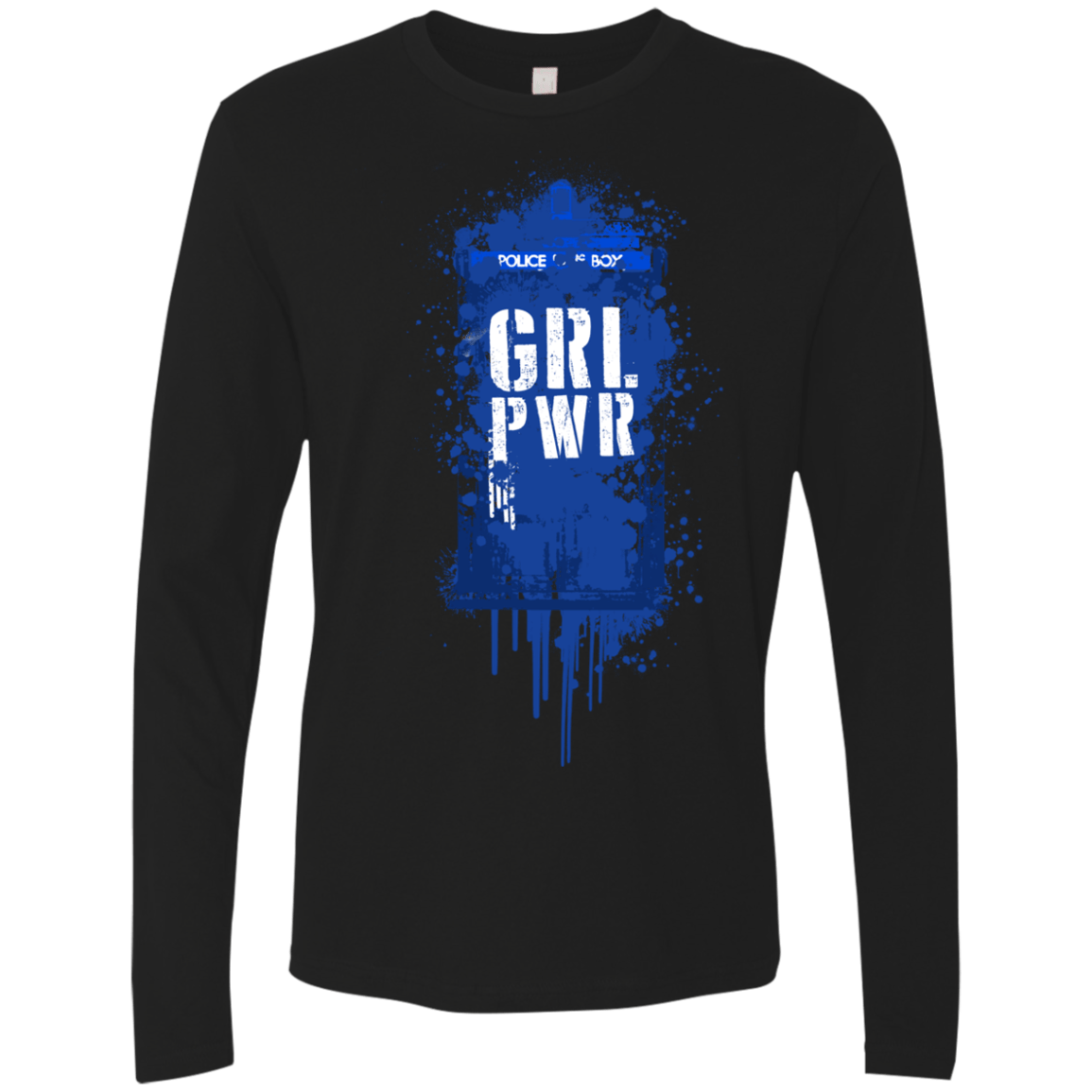 T-Shirts Black / S Girl Power Men's Premium Long Sleeve