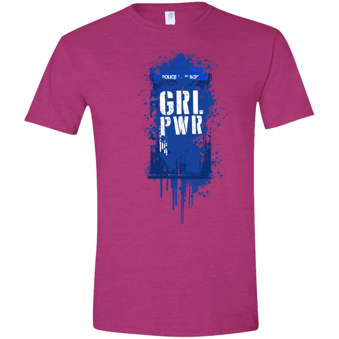 T-Shirts Antique Heliconia / S Girl Power Men's Semi-Fitted Softstyle