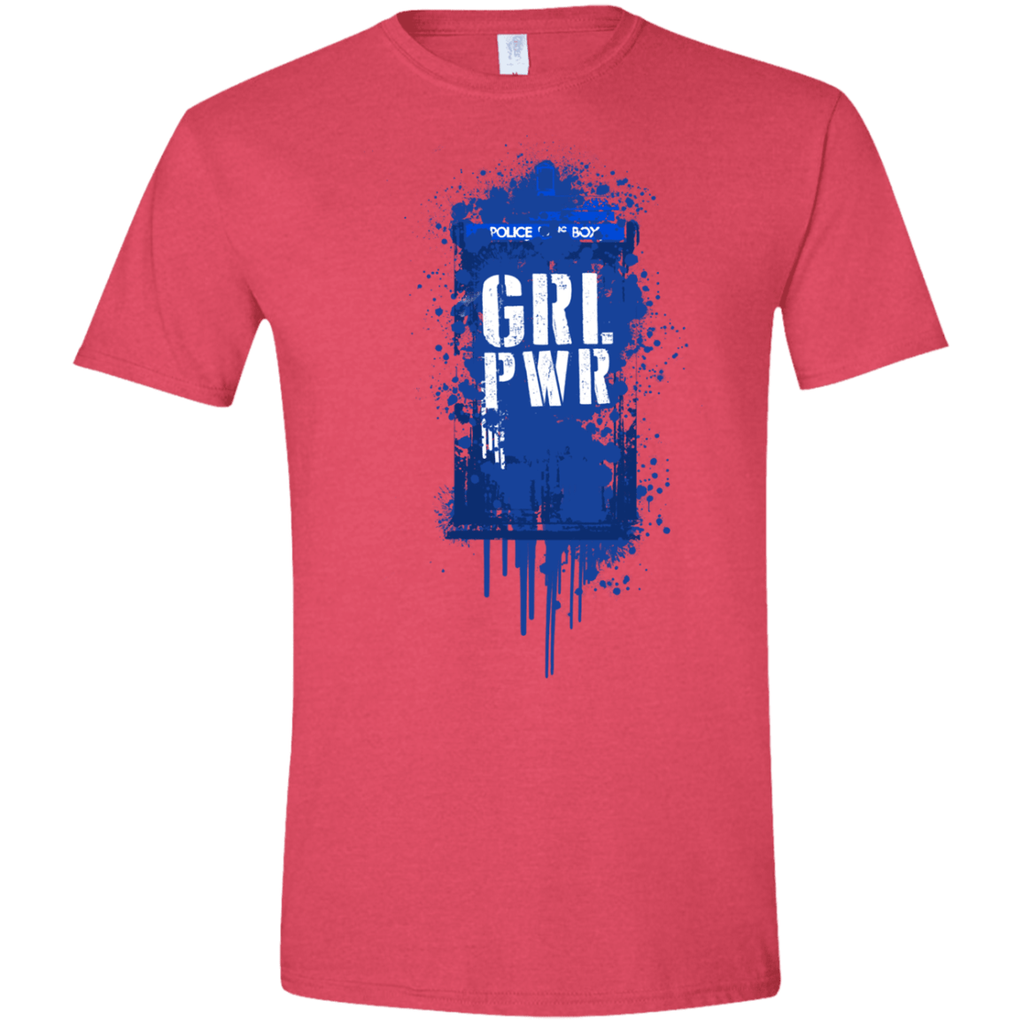 T-Shirts Heather Red / S Girl Power Men's Semi-Fitted Softstyle