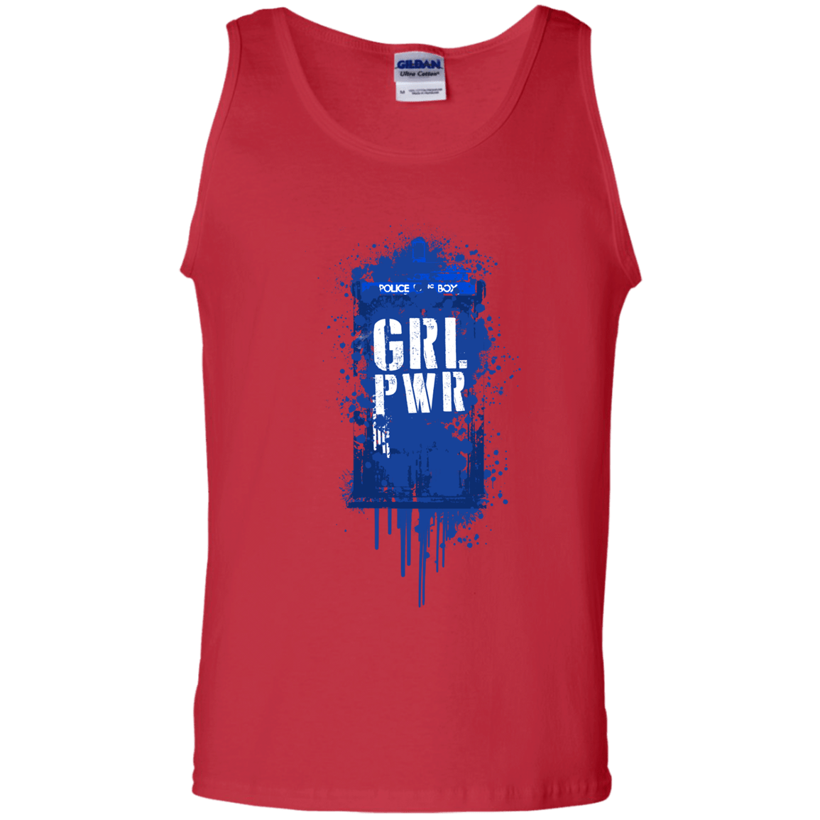 T-Shirts Red / S Girl Power Men's Tank Top