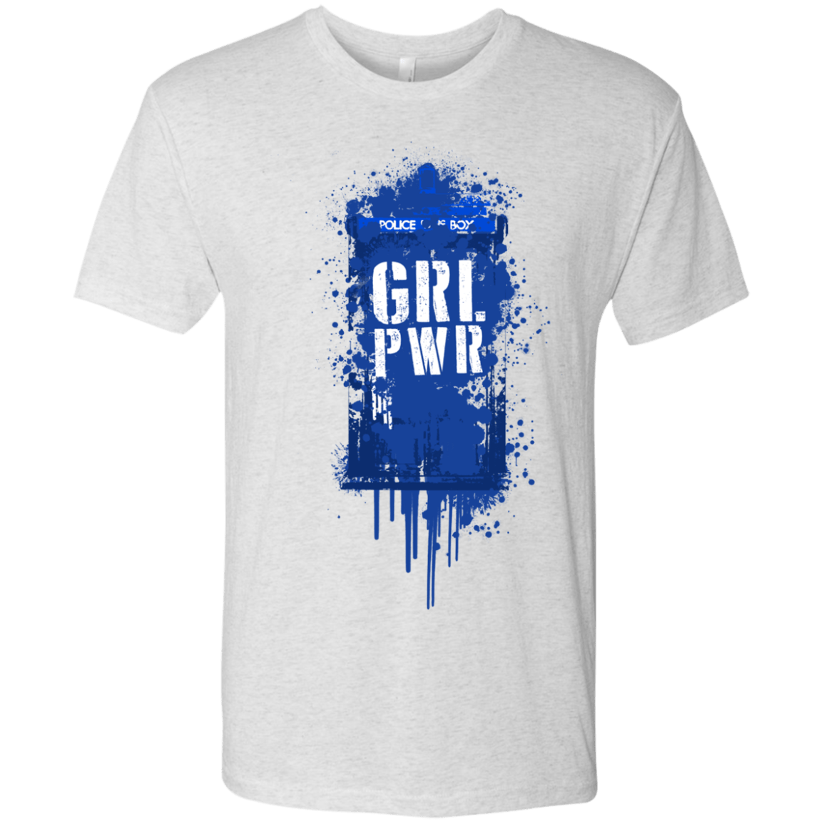 T-Shirts Heather White / S Girl Power Men's Triblend T-Shirt