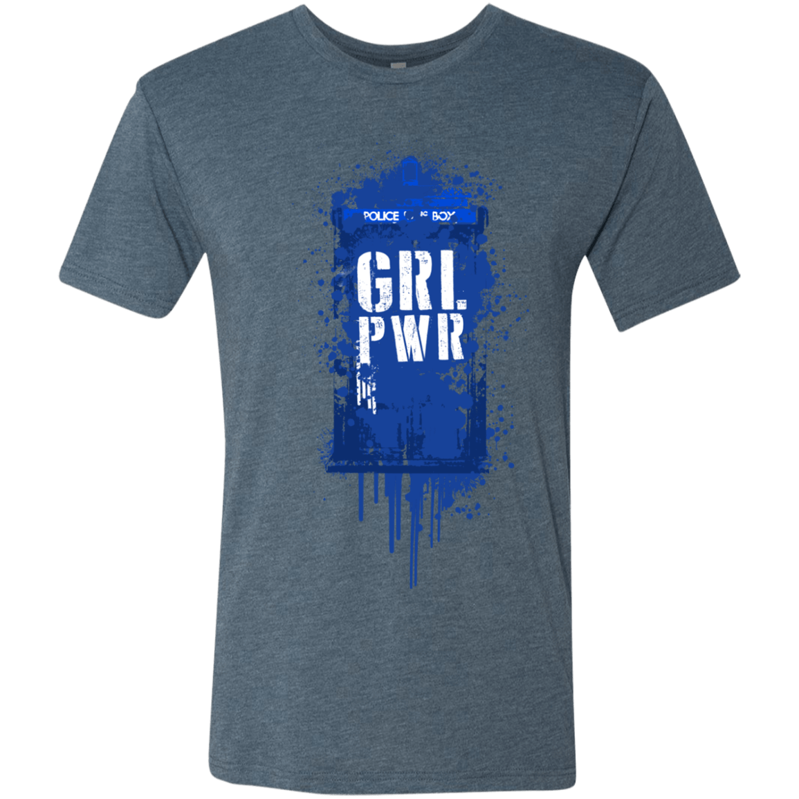 T-Shirts Indigo / S Girl Power Men's Triblend T-Shirt