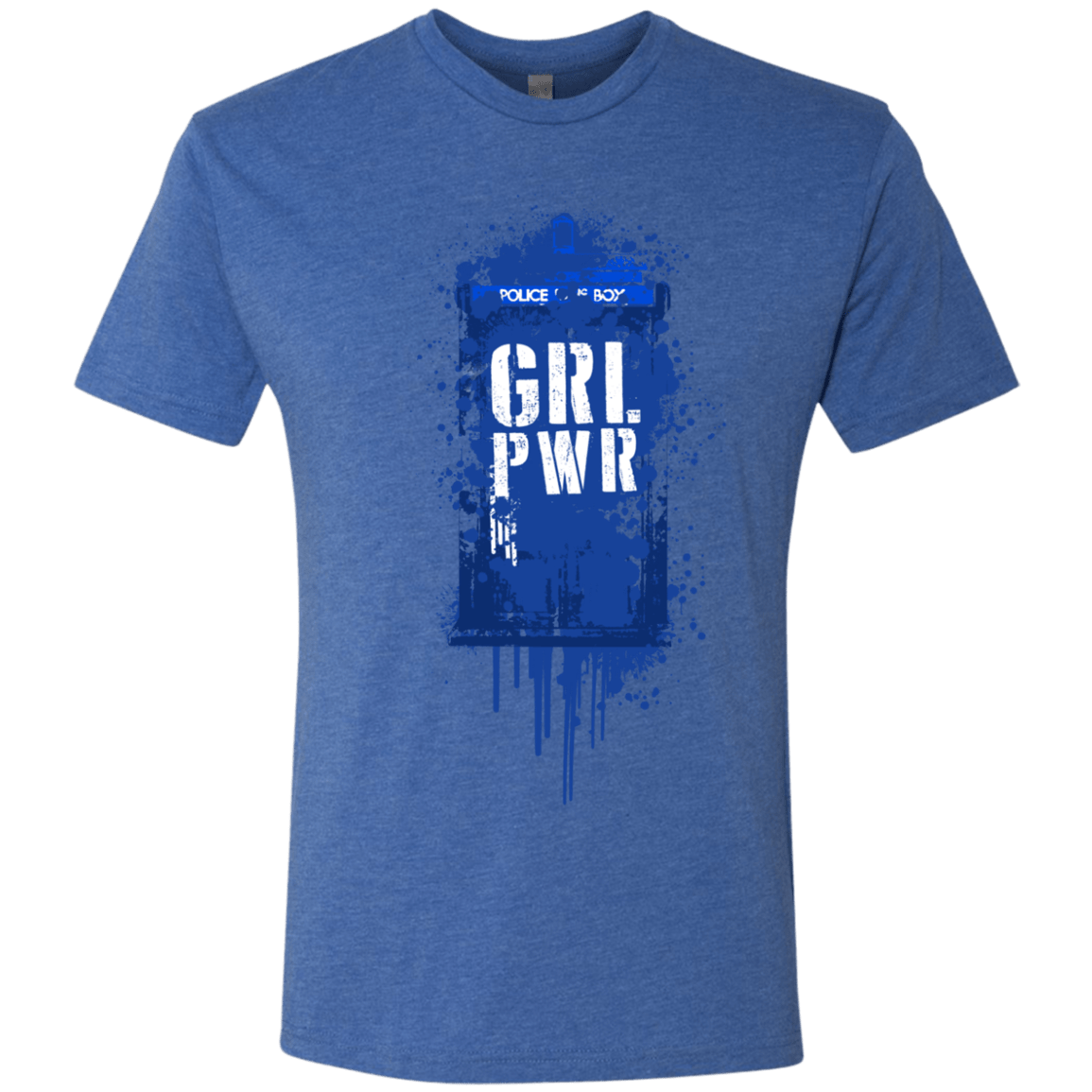 T-Shirts Vintage Royal / S Girl Power Men's Triblend T-Shirt