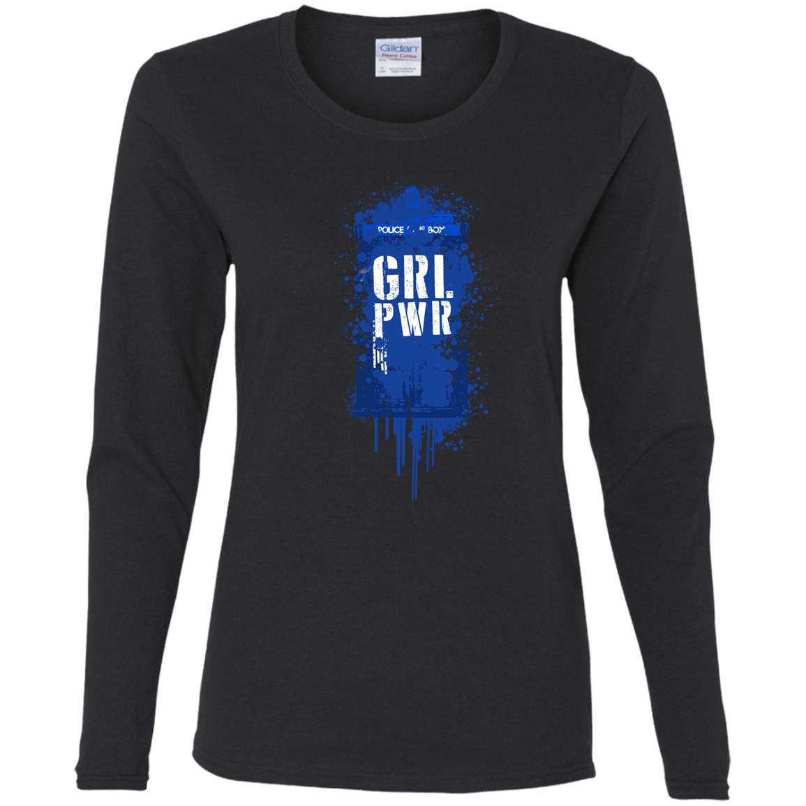 T-Shirts Black / S Girl Power Women's Long Sleeve T-Shirt