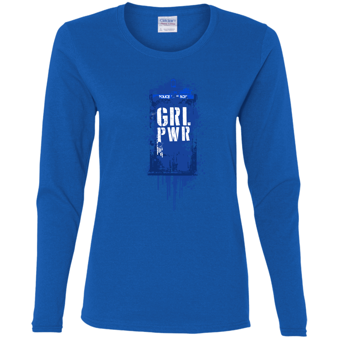 T-Shirts Royal / S Girl Power Women's Long Sleeve T-Shirt