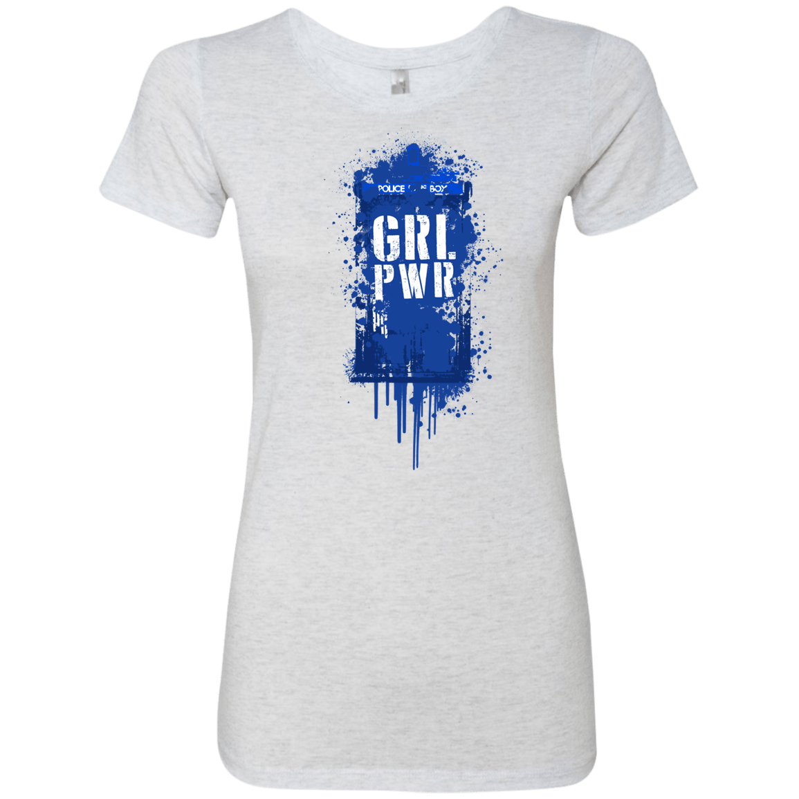 T-Shirts Heather White / S Girl Power Women's Triblend T-Shirt