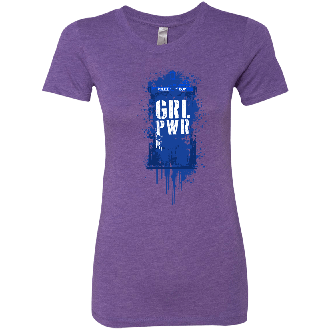 T-Shirts Purple Rush / S Girl Power Women's Triblend T-Shirt