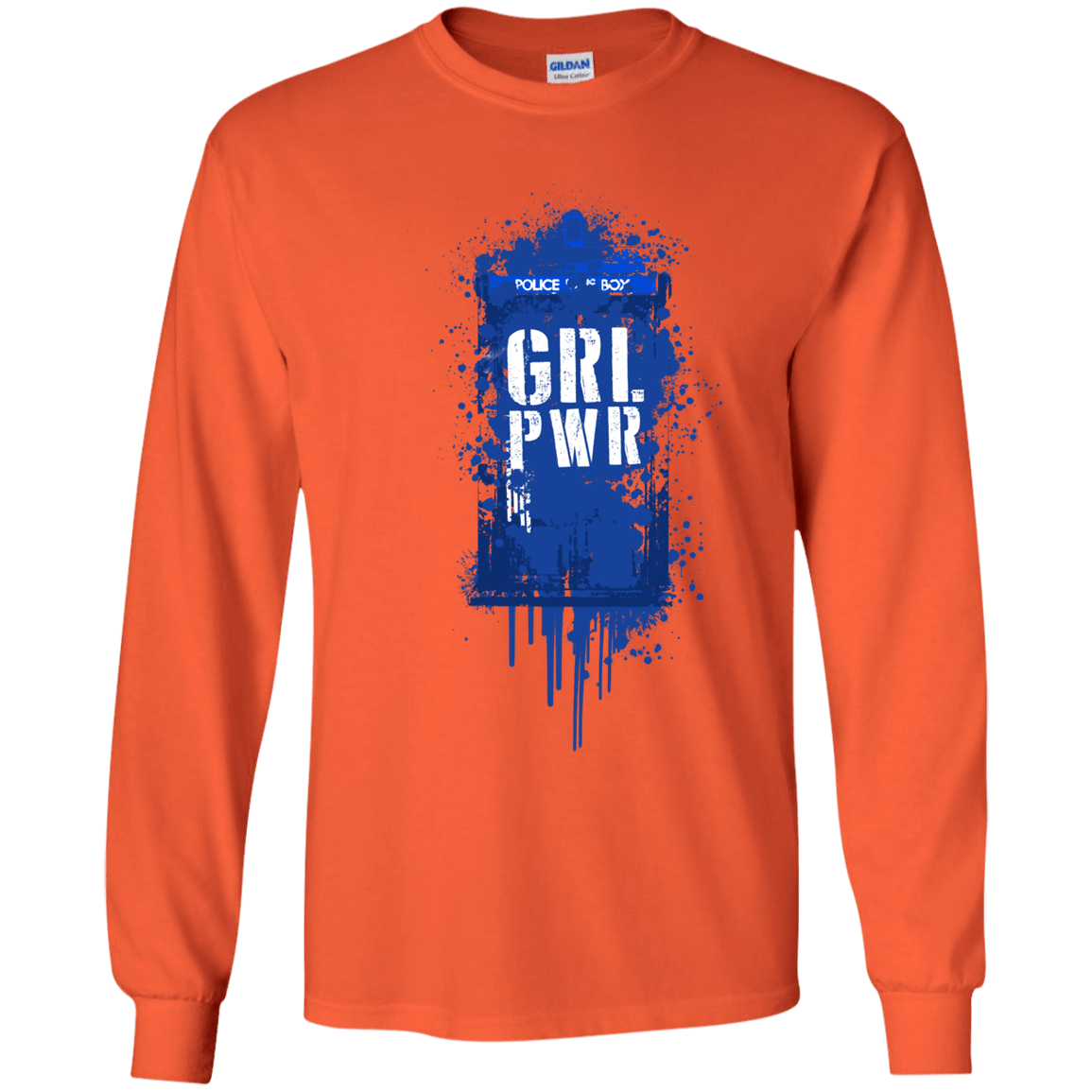 T-Shirts Orange / YS Girl Power Youth Long Sleeve T-Shirt