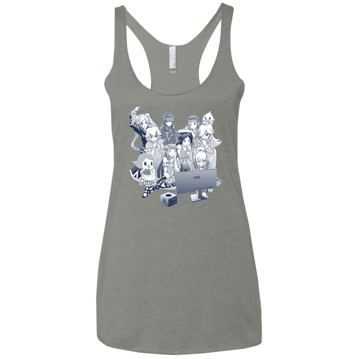 T-Shirts Venetian Grey / X-Small Girls Night Out Women's Triblend Racerback Tank