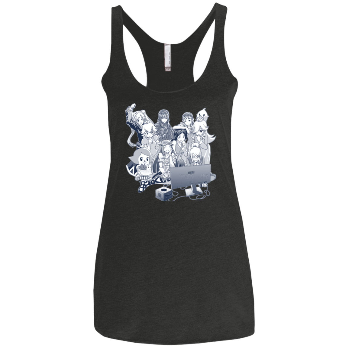T-Shirts Vintage Black / X-Small Girls Night Out Women's Triblend Racerback Tank